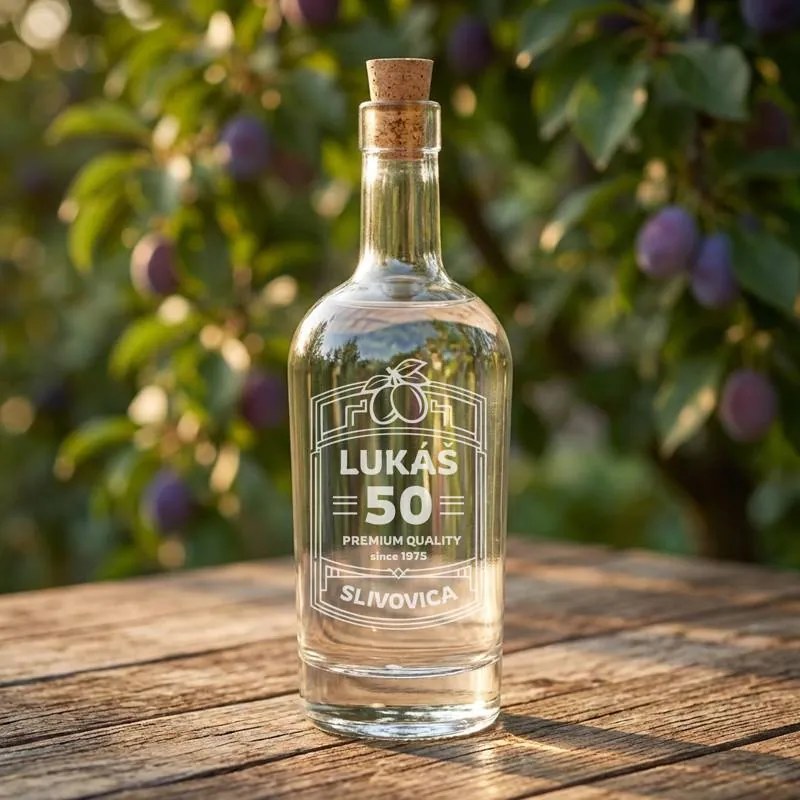 Pieskovaná fľaša IMPERIALE Premium quality 0,5 l
