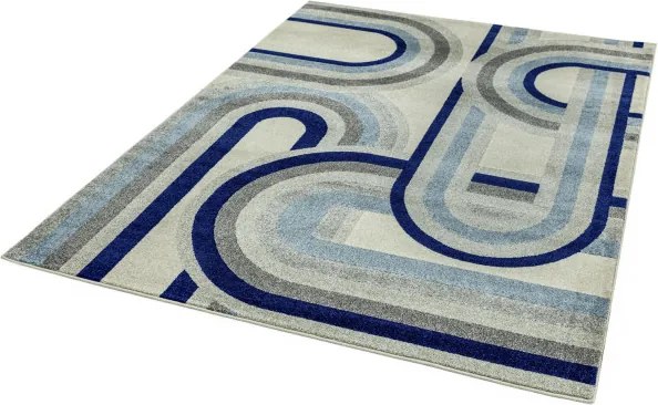 Koberec Nova NV30 Retro modrý