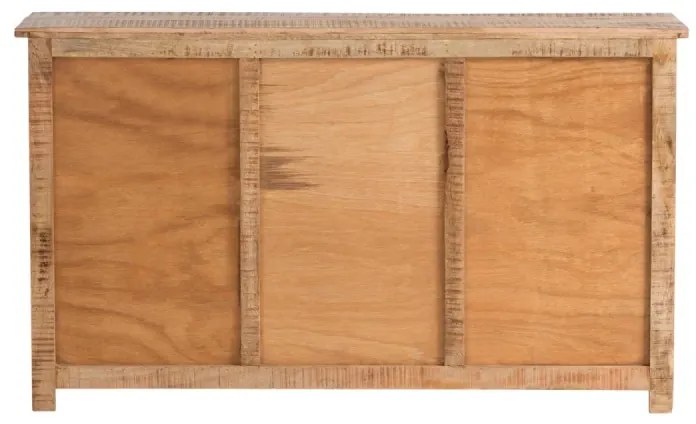furniture-nabytek.cz - Masívny príborník Mumbai z mangového dreva, lakovaný, hnedý – 140×42×80 cm