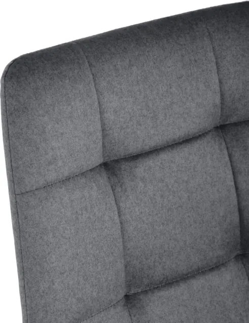 Jedálenská stolička zamatová, sivá DCL-X7015 GREY2