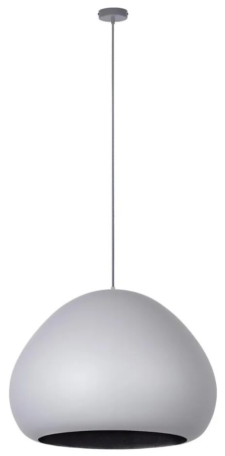 Luster na lanku LAVA 1xE27/15W/230V šedá/čierna