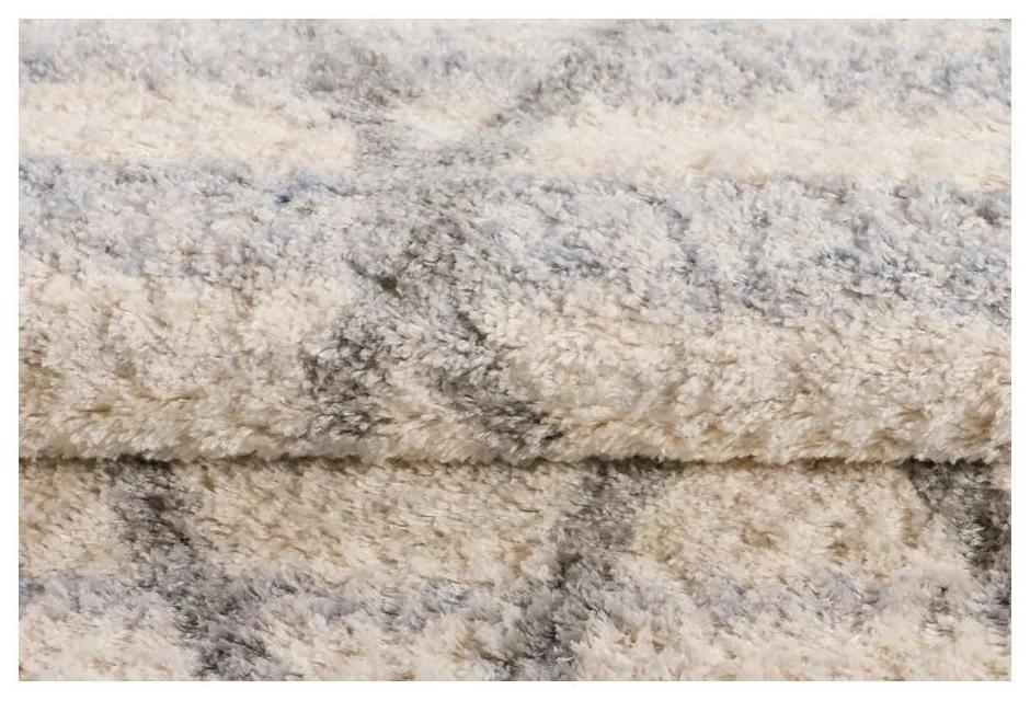 Kusový koberec shaggy Ender krémový 140x200cm