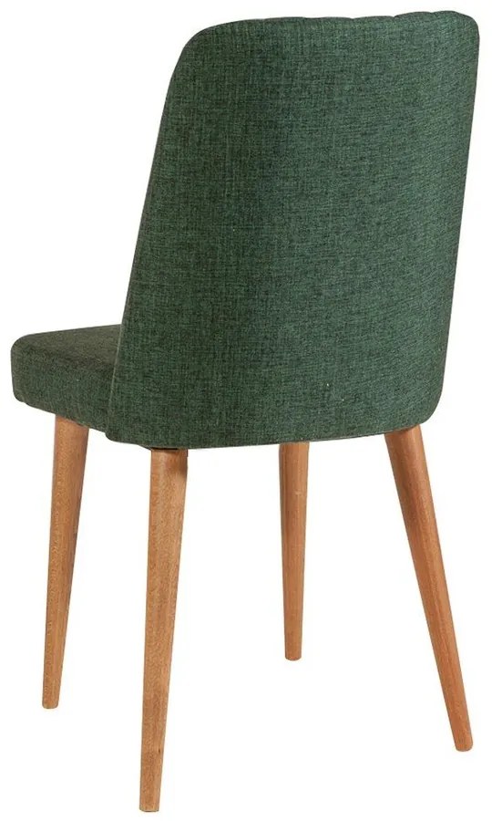 Zelená zamatová jedálenská stolička Stormi Sandalye – Kalune Design