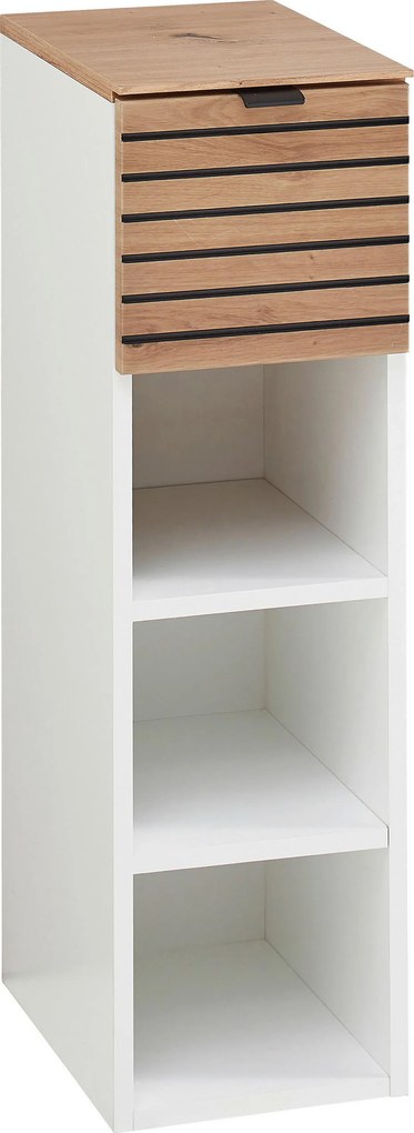 XXXLutz ZÁVESNÝ DIEL, biela, dub artisan, 25/84/37 cm Voleo - Skrine - 002737045508