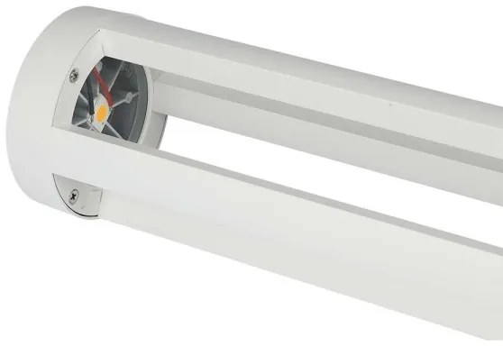 LED Vonkajšia lampa LED/10W/230V 80cm 3000K IP65 biela