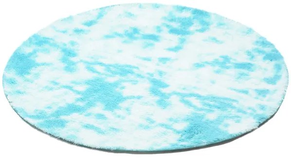 Koberec SILK DYED MR-582 modrý kruh