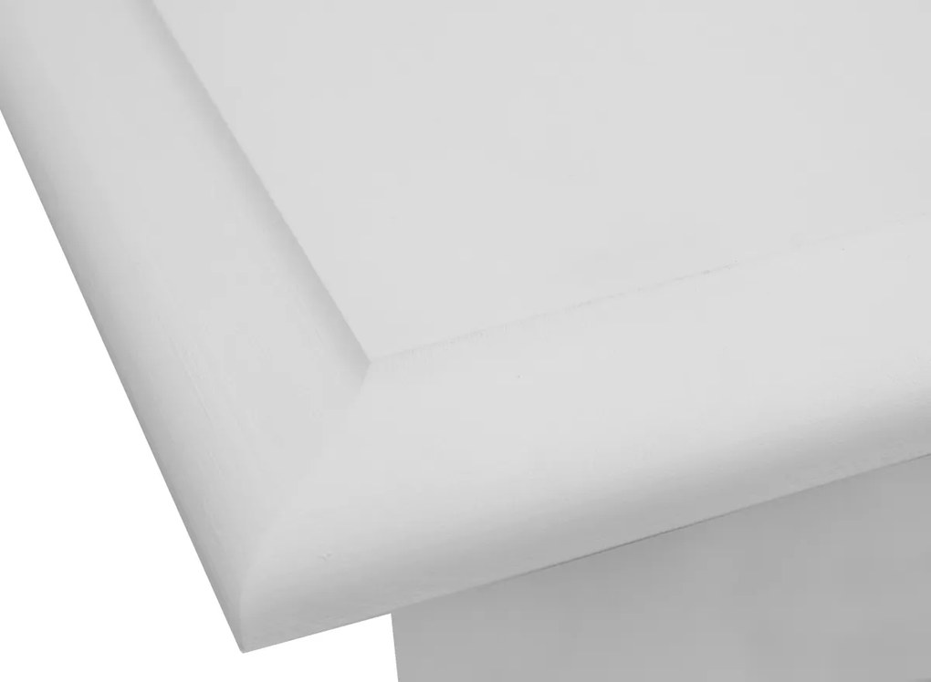 PROXIMA.store - Rustikálny toaletný stolík 0.3 - BELLUNO ELEGANTE FARBA: biela
