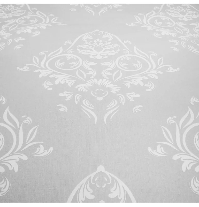 Flanelové obliečky Atény sivé EMI, Francúzsky set1 200x220 + 2x (70x90)