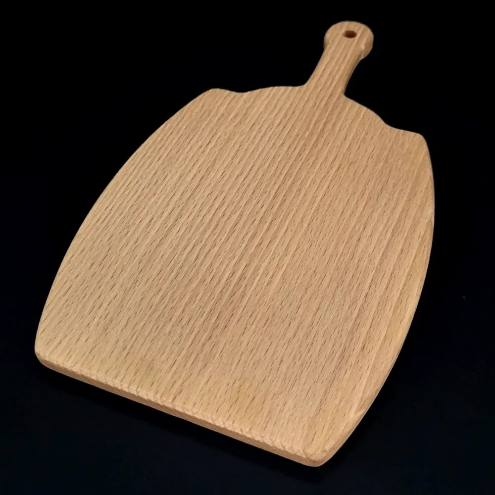 AMADEA Drevená doštička v tvare suda, masívne drevo, 25x14,6x1,1 cm