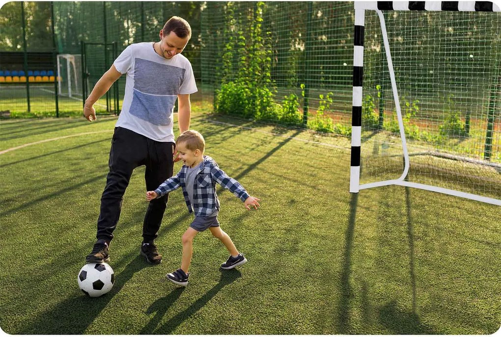 Neo-Sport Futbalová bránka 300 x 200 x 90 cm NS-465 čierna a biela