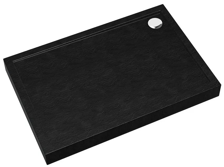 Vanička obdĺžniková Black Stone 90x100x12 Espera Plus AQM4645CST