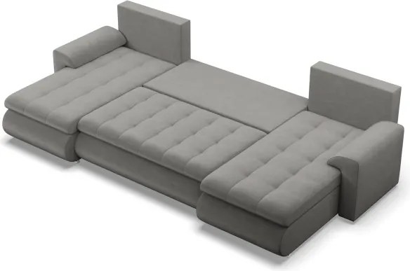 Sedacia súprava FORESTA ULL Kronos v tvare U svetlosivá