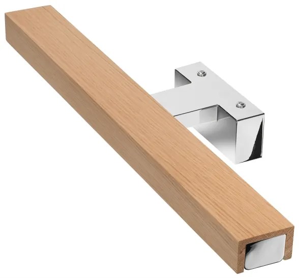 Brilagi-LED Kúpeľňové osvetlenie zrkadla WOODY MIRROR LED/8W/230V IP44 dub/chróm