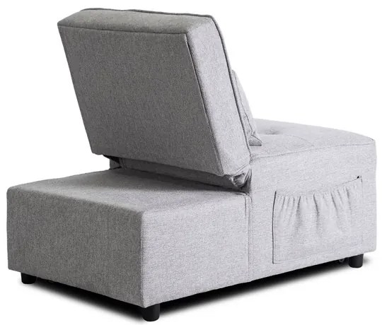 Kreslo EMILIO 67 cm, sivé