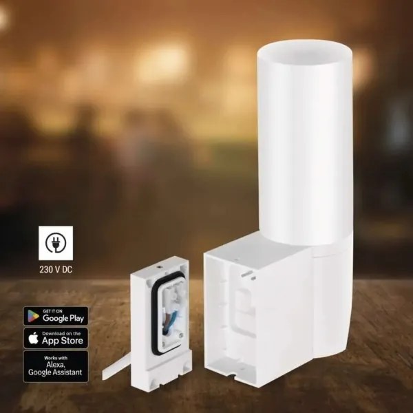 LED Inteligentná vonkajšia kamera so svetlom GoSmart LED/12W/230V IP65 Wi-Fi Tuya biela