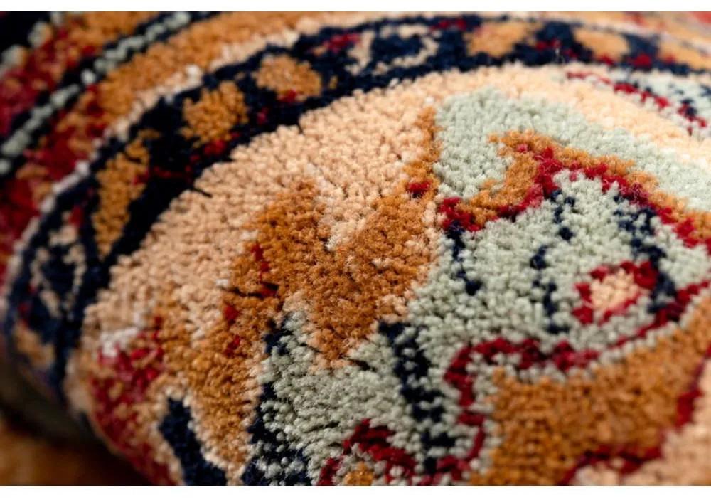 Vlnený kusový koberec Keshan terakota 300x380cm