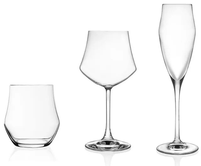 RCR EGO SADA POHÁROV 18KS ČIERNA EDÍCIA