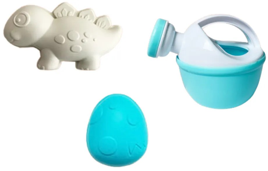 LEAN TOYS Súprava hračiek do piesku s mlynom – Dinosaurus
