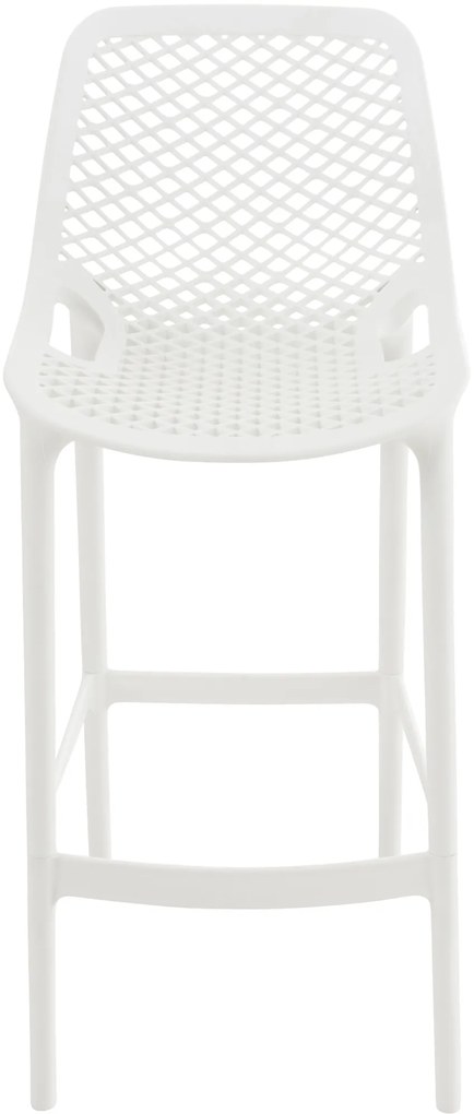 Plastová barová stolička DS10778434 - Biela