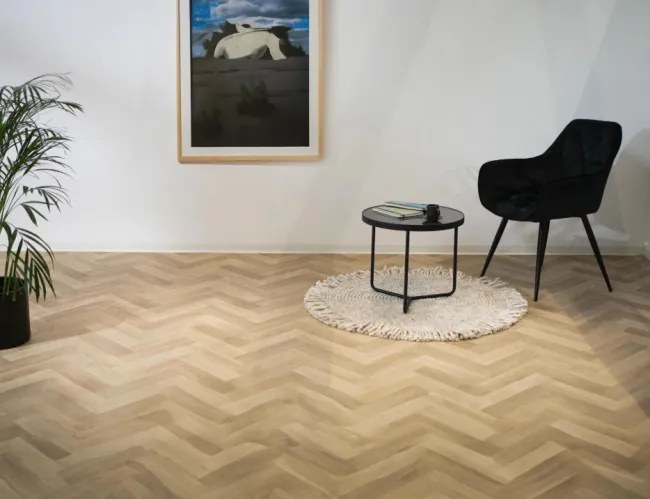 PVC podlaha Iconik 240 Ancares Herringbone 5828223 hnedá