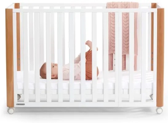 KINDERKRAFT SELECT - Detská postieľka 4v1 KOYA Premium buk/borovica