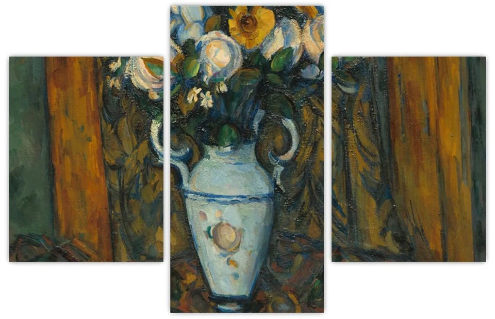Obraz - Paul Cézanne, Vase of Flowers, reprodukcia (90x60 cm)