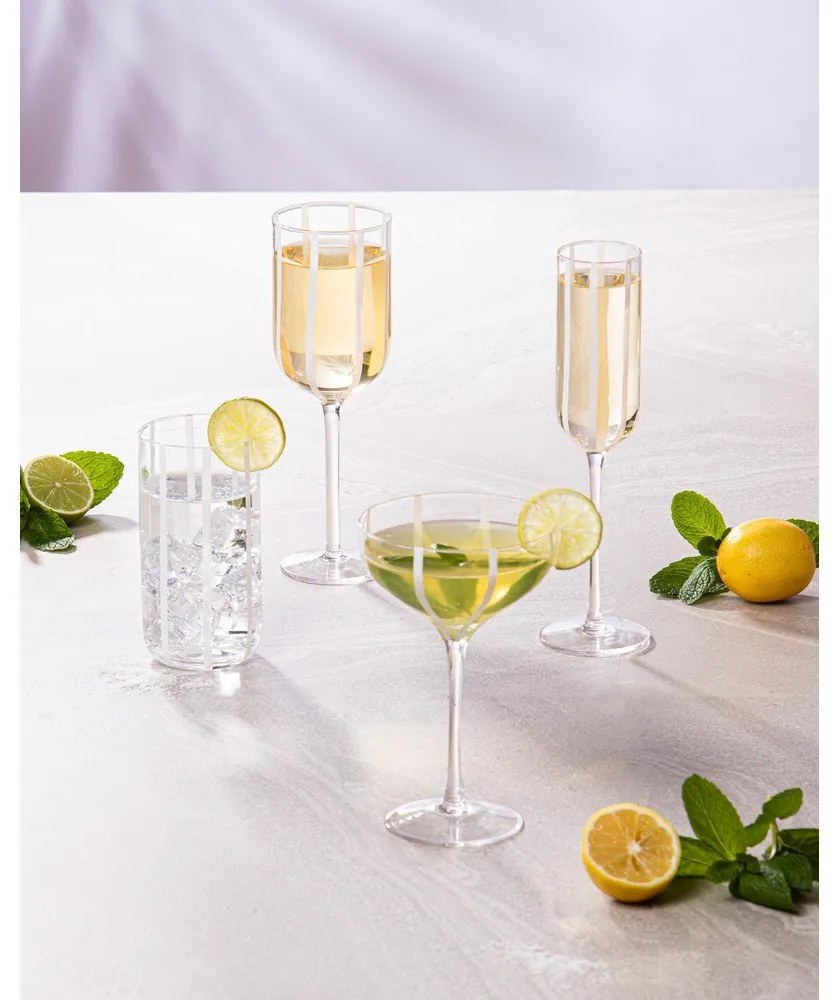 Poháre v súprave 4 ks 450 ml Stripe – Ladelle
