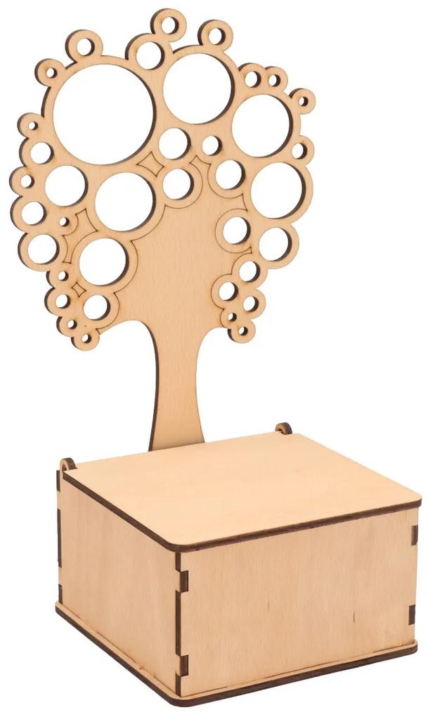 Drevobox Drevená šperkovnica so stromom