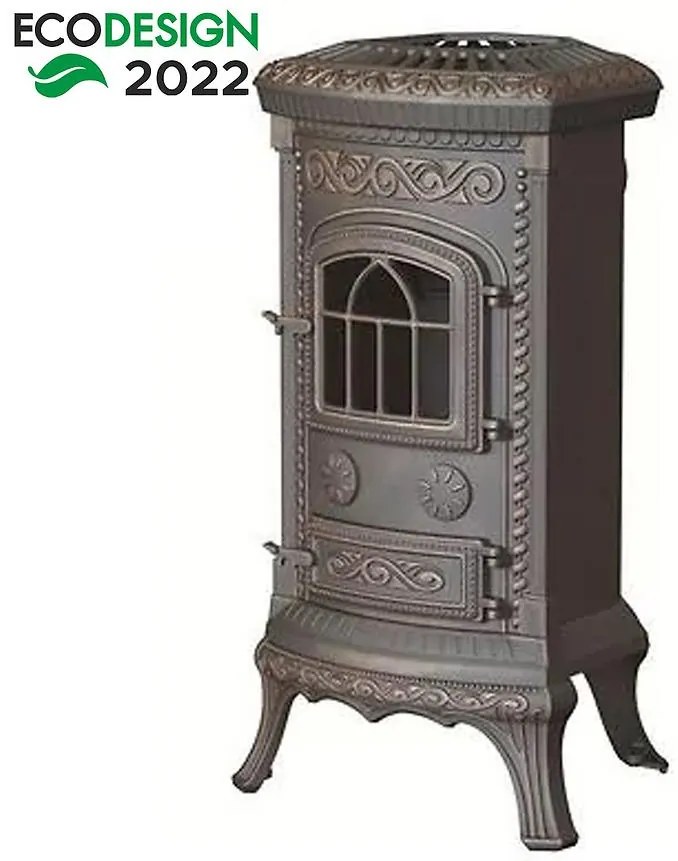 Liatinové kachle Plato patina 6kW Eco