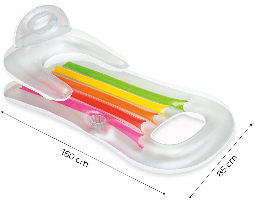 Intex Nafukovací matrac na plávanie 58802 - biely