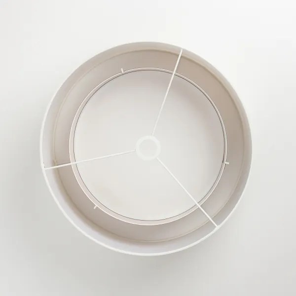 Brilagi - LED prisadené stropné svietidlo CERIA 1xE27/40W/230V pr. 50 cm biela/béžová