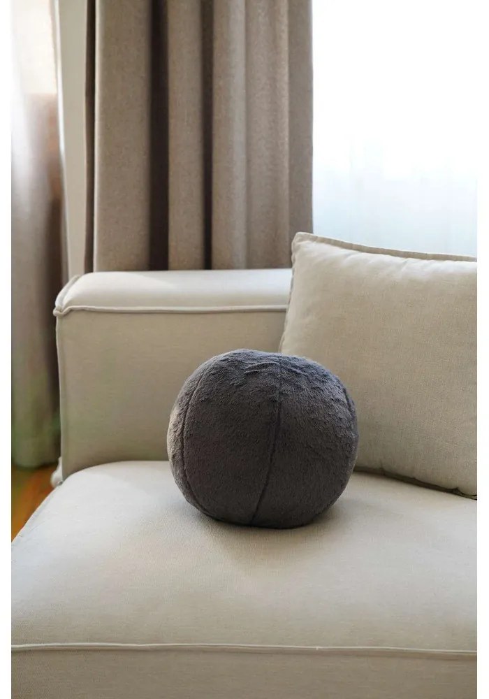 Dekoračný vankúš z mikroplyšu ø 25 cm Top – Mioli Decor