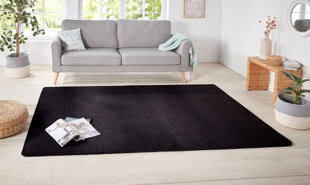 Hanse Home Collection koberce Kusový koberec Nasty 102055 Schwarz - 140x200 cm