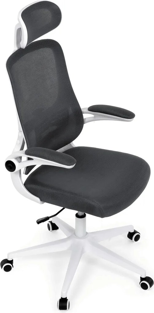 Kancelárska stolička KA-Q843 GREY Farba: Sivá