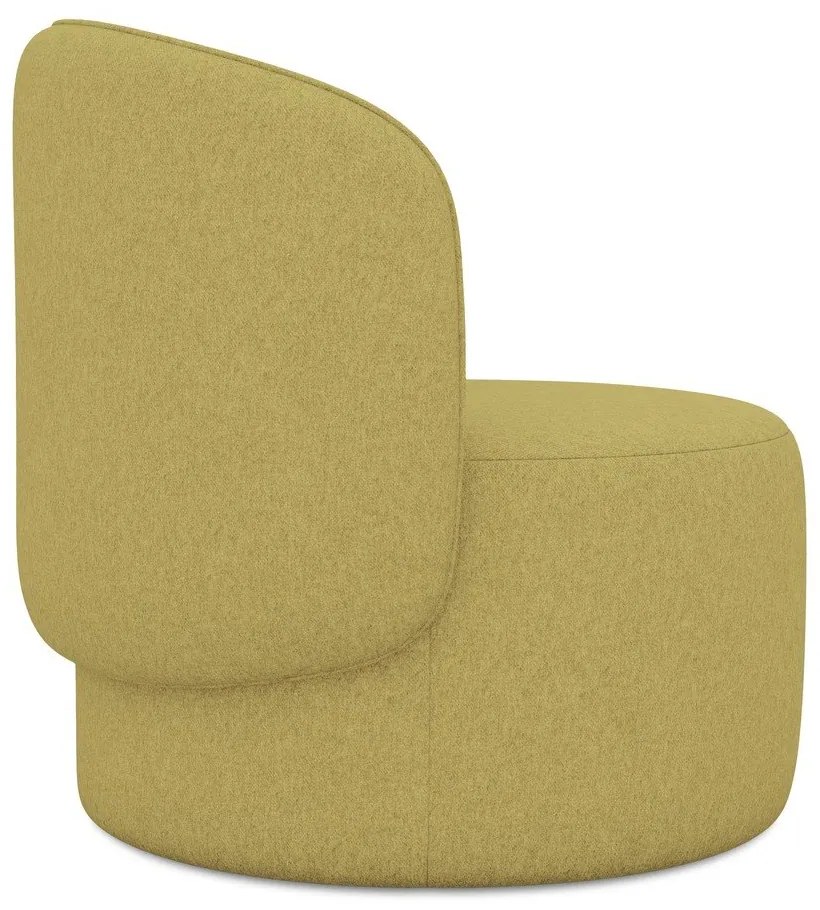 Kreslo v horčicovej farbe Ipo – Makamii