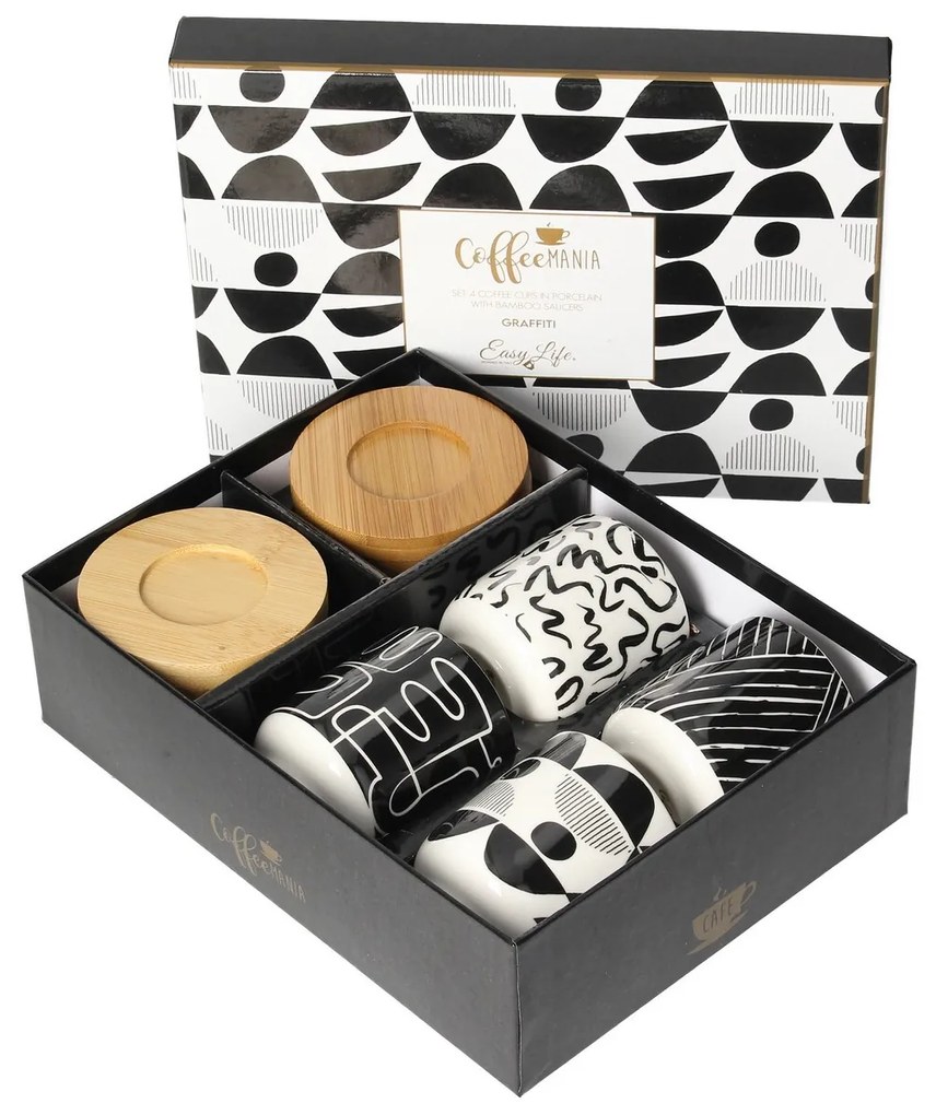 Súprava šálok Contraria 100ml bamboo