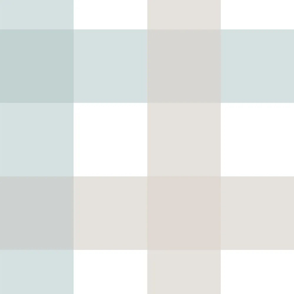 Tapeta kockovaná modrá veľká 280x100 cm