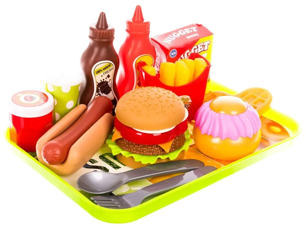 ISO Plastový Fast food set pre deti