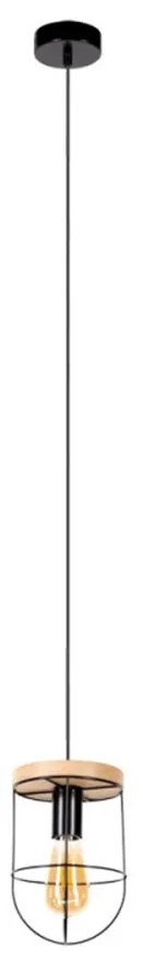 Spot-Light 184159104 - Luster na lanku NETUNO 1xE27/60W/230V dub