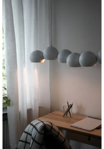 Markslöjd 108859 - Luster na lanku CUPOLO 7xE14/40W/230V biela