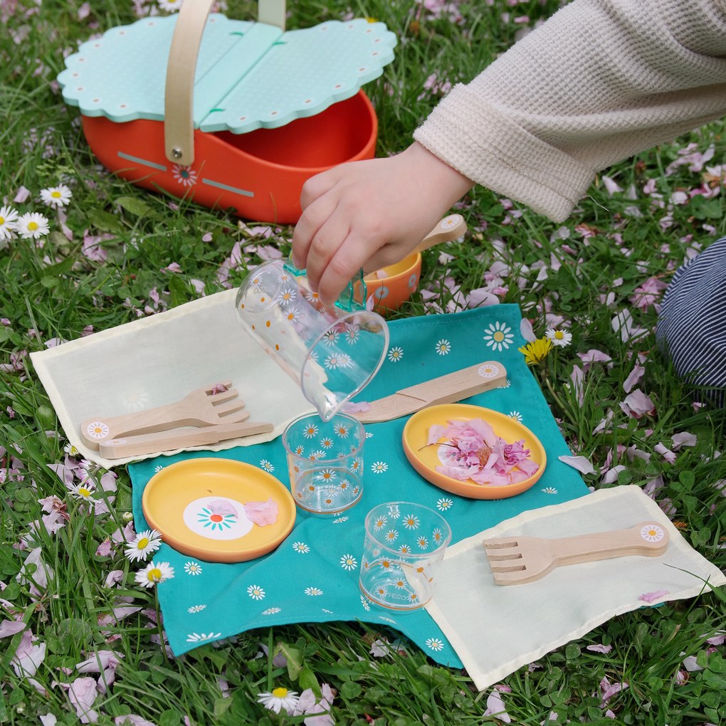 Piknikový košík s riadom