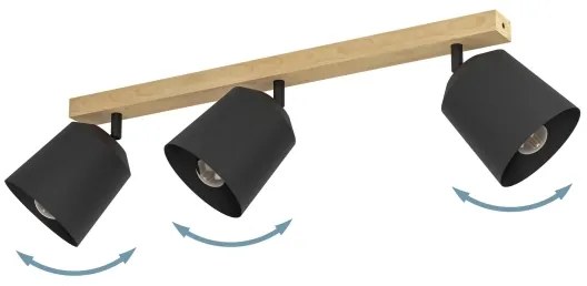 Eglo 900433 - Bodové svietidlo COTORRO 3xE27/25W/230V