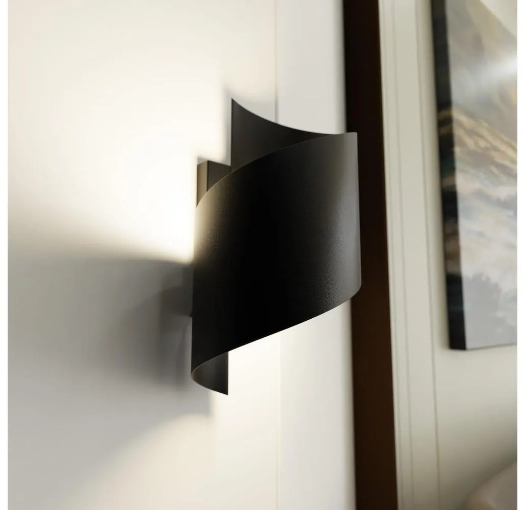 Nástenné svietidlo SPINER 1xG9/8W/230V čierna