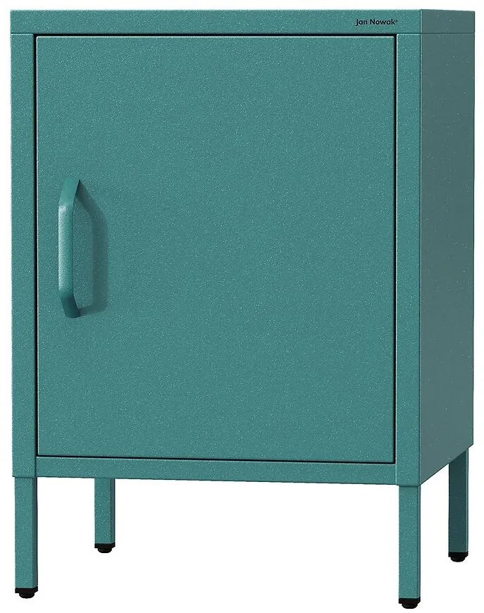 Nočný stolík kovový Mia Modern Sea Green