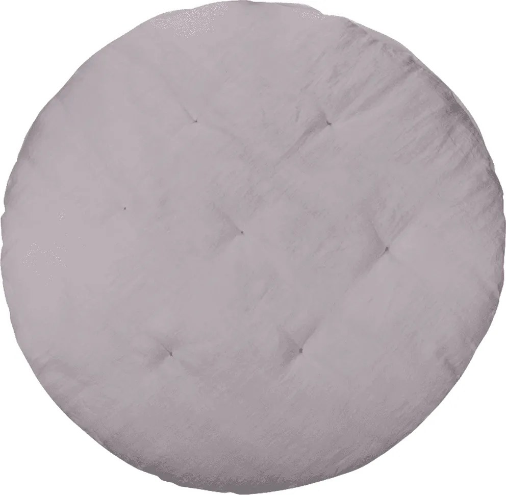 Detská ľanová podložka na hranie tmavo šedá