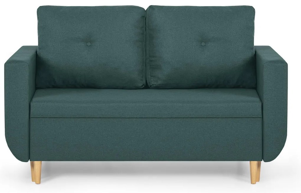 Pohovka pre 2 osoby s funkciou spania DORIS Tyrkysová