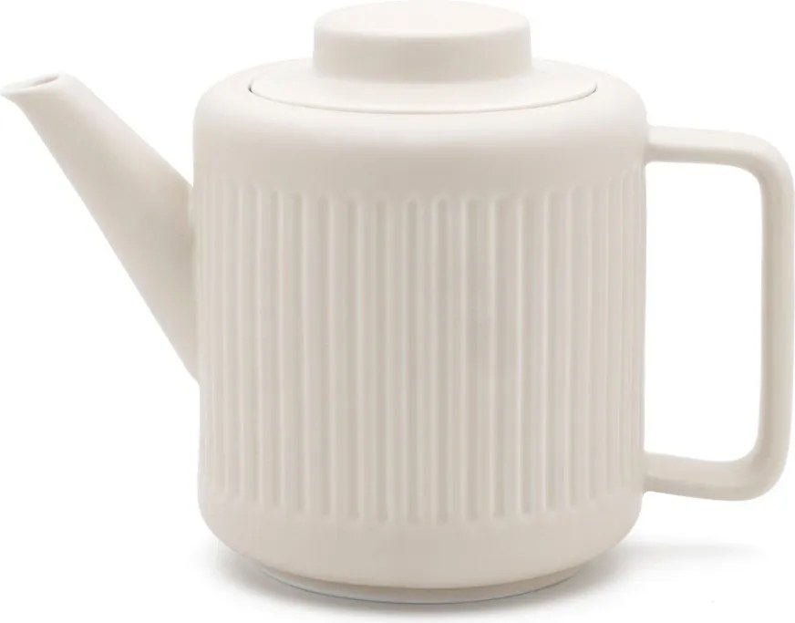 Biela porcelánová kanvica na čaj so sitkom 1,2 l Skagen – Bredemeijer