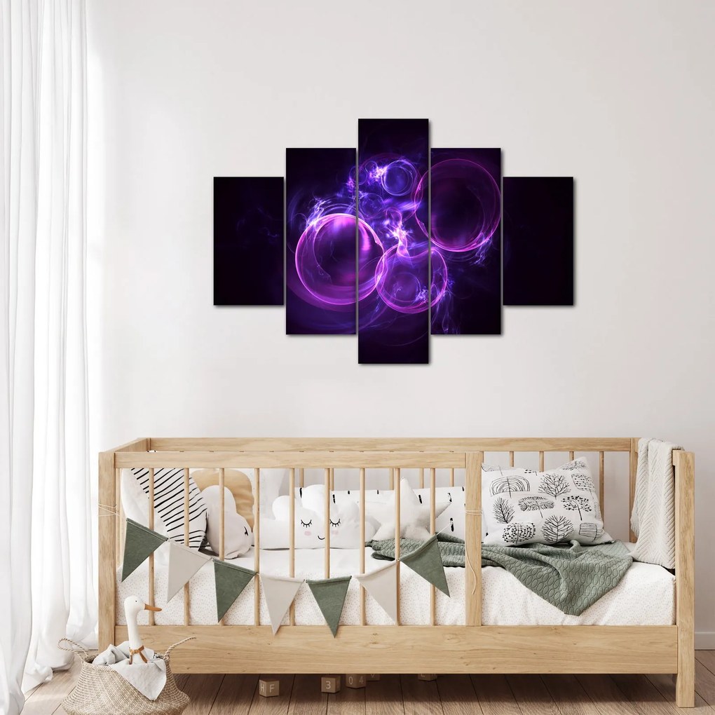 Abstraktný obraz bublín (150x105 cm)
