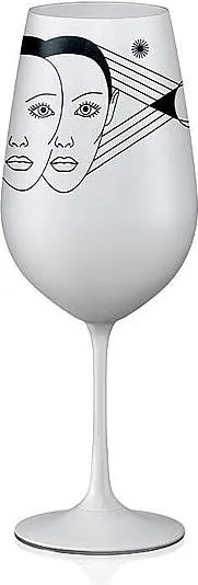 Crystalex pohár Zverokruhy Blíženci biela 550 ml
