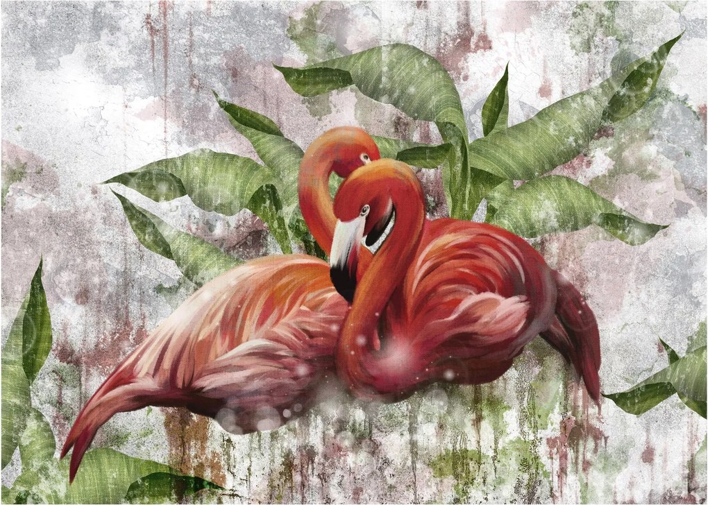 Obraz - Plameniaky (70x50 cm)